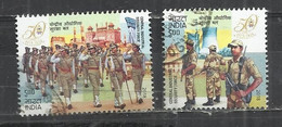 INDIA 2018 - CENTRAL INDUSTRIAL SECURUTY FORCE - CPL. SET - POSTALLY USED OBLITERE GESTEMPELT USADO - Gebraucht