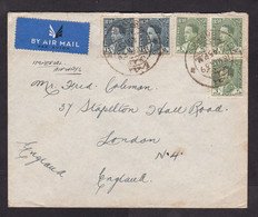 Iraq: Airmail Cover To UK, 1939, 5 Stamps, King, Via Imperial Airways, From RAF Military (minor Damage, See Scan) - Irak