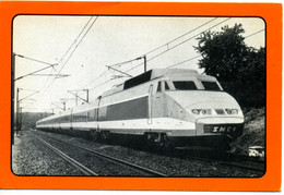 Le T.G.V. - Carte Postale émise Par L'OCCAJ En 1984 Pour Le Transport à Destination De Leurs Centres De Vacances - Eisenbahnen