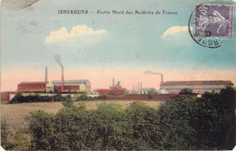CPA Isbergues - Partie Nord Des Aciéries De France - Isbergues