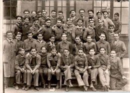 Photographie Ecole Industrielle 1939 Région Lyonnaise Rhône-Alpes Menuiserie Ebénisterie Bois Wood Apprentis Enseignants - Professions