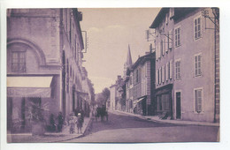 CPA 64 Pyrénées Atlantique - ST Saint PALAIS - Rue Gambetta - Animation Enfants, Attelage - Saint Palais