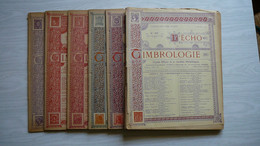 ECHO De La TIMBROLOGIE 1924 N°677 à 684 - 686 Et 688  (10 Numéros De Cette Revue Très Rare Avant 1930) - Filatelia E Storia Postale