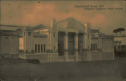 ROMA ESPOSIZIONE 1911 - PADIGLIONE UNGHERESE - VIGNA CARTONI - SPEDITA 1920 (10294) - Expositions
