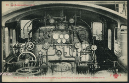 Les Locomotives (EST) - F. Fleury N° 79 - Vue Arrière De La Cabine Machine N°3144 - Voir 2 Scans Larges - Trains