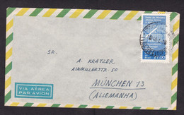 Brazil: Airmail Cover To Germany, 1961, 1 Stamp, Independence Senegal, Minister Visit Africa (minor Damage, See Scan) - Covers & Documents