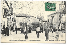 40-SAUBUSSE-LES-BAINS- Partie De Quilles... 1910  Animé  (carte Peu Courante) - Other Municipalities