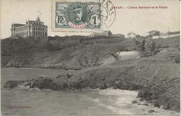 DAKAR - SENEGAL - L'ANSE BERNARD ET LE PALAIS  -ANNEE 1906- AFFRANCHIE N° 30 - Sénégal