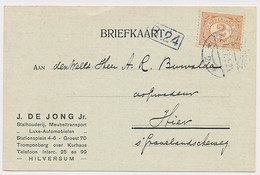 Firma Briefkaart Hilversum 1917 - Stalhouderij - Automobielen - Zonder Classificatie