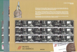 2022-ED. 5557 A 5559 EN PLIEGO PREMIUM - MUSEOS.  Museo De América (Madrid), El Museo Del Greco (Toledo) Y El Museo De C - Feuilles Complètes