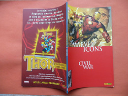 MARVEL ICONS N 27 JUILLET  2007 CIVIL WAR COLLECTOR EDITION MARVEL PANINI COMICS TRES BON ETAT - Marvel France