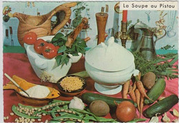 REF20.552 BIS RECETTE DE LA SOUPE AU PISTOU.  GEORGETTE SIMON - Recettes (cuisine)