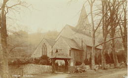 Findon Church Carte Photo 1907 - Andere & Zonder Classificatie