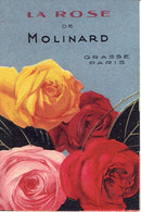 Carte Publicitaire Parfumée La Rose De Molinard Grasse Paris - Publicités