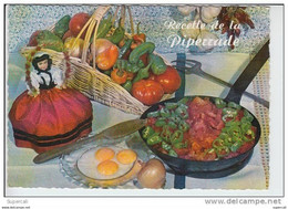 REF20.560  RECETTE  DE LA PIPERRADE. EMILIE BERNARD.  POËLE  PANIER. POUPEE  OEUFS - Recettes (cuisine)