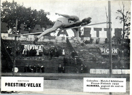 Sport Prestine-Velox Colombes Athlétisme France-Finlande 1932 Reinikka Athletics Saut En Hauteur En TB.Etat - Other & Unclassified