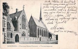 CPA SOIGNIES - Collège St Vincent - Vue Extérieure - Soignies