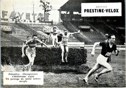 Sport Prestine-Velox Colombes Championnat D'Athlétisme Athletics 1932 Saut Jump ..... Course à Pied En B.Etat - Autres & Non Classés