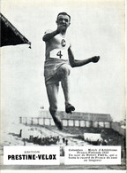 Sport Prestine Velox Colombes Match D'Athlétisme France-Finlande 1932 Robert Paul Athletic Saut En Longueur TB.Etat - Autres & Non Classés