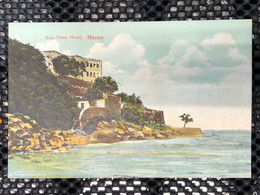 MACAU 19 CENTUARY  PICTURE POST CARD - VIEW OF BOA VISTA HOTEL IN COLOUR - TODAY PORTUGAL EMBASSY RESIDENCE - Macau