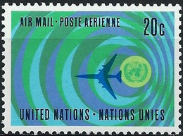 United Nations (New York) 1968 - Mi 202 - YT Pa 13 ( Plane ) MNH** Airmail - Airmail