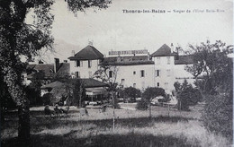 C. P. A. : 74 : THONON LES BAINS : Verger De L'Hôtel Belle Rive, Animé - Thonon-les-Bains
