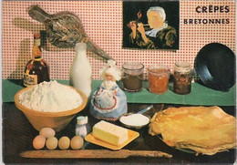 REF20.584  RECETTE DES CRÊPES BRETONNES   SOUFFLET  BEURRE  FUMEUSE DE PIPE  POËLE - Recettes (cuisine)