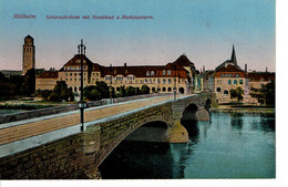 MULHEIM Schlossnrucheb Mit Stadtbad U. Rathausturn - Muelheim A. D. Ruhr
