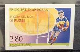 ANDORRE  Rugby . Yvert N° 455 Non Dentelé, Imperforate// Neuf Sans Charniere. MNH - Rugby