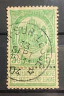 België, 1893, Nr 56, Sterstempel HAN-SUR-LESSE - 1893-1907 Wapenschild