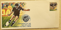 ETATS UNIS Rugby. Entier Postal " Centenary Of The New Zeland Rugby Football Union" 1992 - Rugby