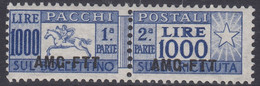 Trieste AMG-FTT Pacchi Postali Sass. 26 MNH** Cv. 250 - Paketmarken/Konzessionen