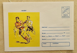 ROUMANIE Rugby. Entier Postal Illustré émis En 1996 (18) - Rugby