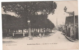 NEUILLE PONT PIERRE   Le Mail Et Rue Du Sabot - Neuillé-Pont-Pierre