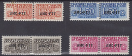 Trieste AMG-FTT Pacchi In Concessione Serie Completa Sass. 1/4 MNH** Cv. 110 - Paketmarken/Konzessionen