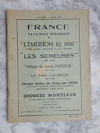 GEORGES MONTEAUX. CATALOGUE SPECIALISE - France