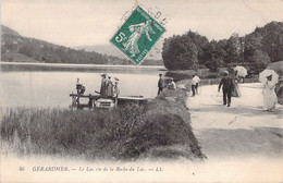 CPA Gérardmer - Le Lac Vu De La Roche Du Lac - Gerardmer