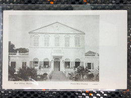 MACAU 1900'S PICTURE POST CARD WITH VIEW OF CAMOES PALACE USED AS WAR OFFICE - Macao