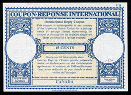 CANADA  International Reply Coupon / Coupon Réponse International - Buoni Risposta Internazionali (Coupon)