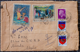 Lettre, Mention Absent Avisé 30/4/68. Au Dos : Publicité H.T. Au Centre Des Affaires - Storia Postale