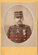 Vers 1880-Grande CDV (Cab) Soldat Médaillé - Oorlog, Militair