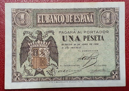 ESPAÑA.  EDIFIL 428b. 1 PTA 30 DE ABRIL DE 1938 SERIE N.  CONSERVACIÓN EBC. - 1-2 Peseten