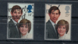 Gde-Bretagne - "Mariage Du Prince Charles Et De Lady Diana" Série Oblitérée N° 1001 à 1102 De 1981 - Francobolli Personalizzati