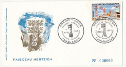 MADAGASCAR - 1 Enveloppe FDC - Faisceau Hertzien Tananarive Fianarantsoa - Tananarive - 7 Mars 1963 - Madagaskar (1960-...)