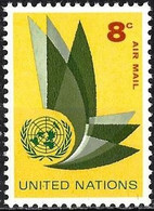 United Nations (New York) 1963 - Mi 129 - YT Pa 9 ( Symbol Of Letters ) MNH** - Airmail