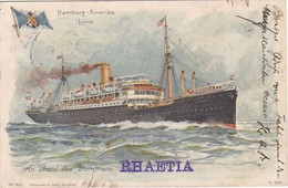 BATEAU - Hamburg Amerika Linie - Steamers