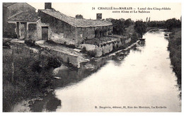 85.CHAILLE LES MARAIS CANAL DES CINQ-ABBES - Chaille Les Marais