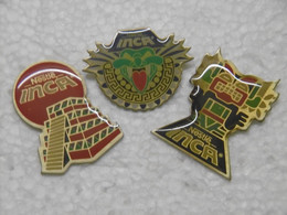 Pin's Chocolats NESTLE INCA -  Lot De 3 Pins Chocolat Nestlé Pin - Alimentation