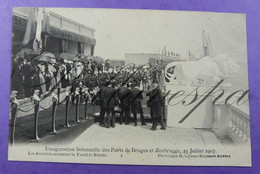 Inwijding Inauguration  Ports Brugge En Zeebrugge. 23/07/1907 N° 2 & N°18 - Inauguraciones