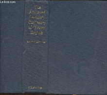 The Advanced Learner's Dictionary Of Current English - Hornby A.S., Gatenby E.V., Wakefield - 1970 - Dictionnaires, Thésaurus